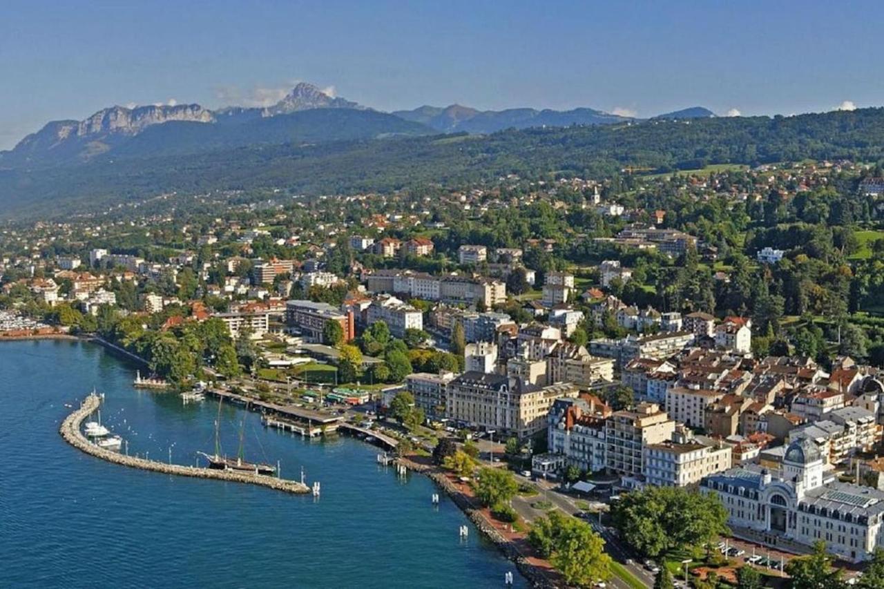 Appartement Hyper Centre Evian - Cote Theatre ภายนอก รูปภาพ